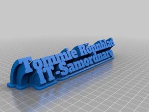 it-sam office customized 3d print model - Mito3D