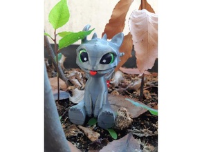 toothless eyes color without multicolor printer creatures 3d print model - Mito3D