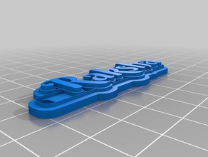 rak Anahtarlık özelleştirilmiş 3d print model - Mito3D
