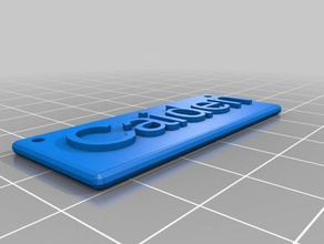 caiden plate art customized 3d print model - Mito3D