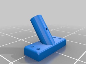 broomholder &oslash 24mm v2 Haushalt Besenstiel Besen Griff 3d print model - Mito3D