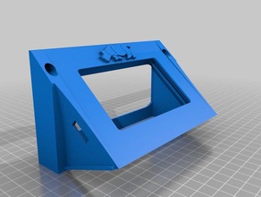 wanhao duplicator i3+ lcd enclosure no text removable bottom cover 3d printing 3d print model - Mito3D