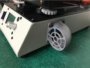 tevo michelangelo koruma soğutma heatbed 3d baskı 50mm fan kanalı fanı yatak ısıtmalı ısı yatağı 3d print model - Mito3D