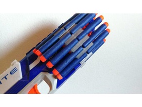 nerf disruptor Runde dart Halter mechanisch ist - Spielzeug gun nerfgun nerf-blaster mod 3d print model - Mito3D