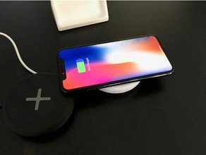 ikea rallen wireless charging iphone xs xr 8 samsung s9 housing mobile charger 3d print model - Mito3D
