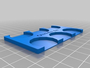 reino unido libras de moneda la tarjeta en cartera organización titular libra soporte 3d print model - Mito3D