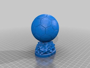 ballon dor arte 3d print model - Mito3D