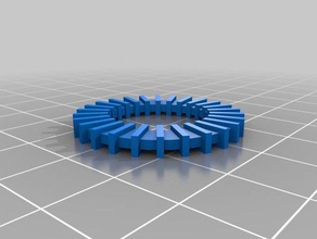 anillo de 26 tacche los juguetes juegos personalizado 3d print model - Mito3D