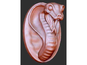 Mısır kobra Tanrı sanat hayvan şekil yılan 3d print model - Mito3D