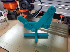 manivela rocker exemplo engenharia 3d print model - Mito3D