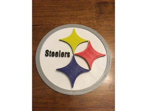 steelers ornament 6-Farbe Zeichen logos pittsburgh 3d print model - Mito3D