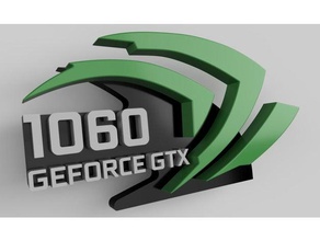 les gpu nvidia soutien gtx1060 ordinateur geforce gtx 1060 3d print model - Mito3D
