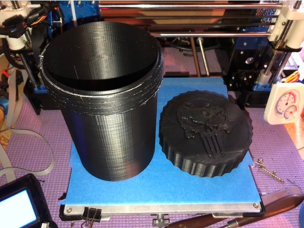 punisher konteyner dişli kaplar cephane obje şişe nerf radyo kontrol robot 3D print model - Mito3D