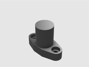 hypercube evolution bltouch adapter 3d printing 3d print model - Mito3D