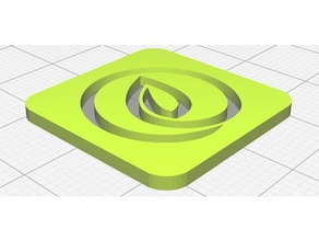 zeta yaprak logosu Anahtarlık 3d print model - Mito3D