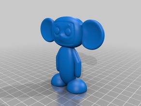 cheburashka yaratıklar çizgi film karakteri Rus oyuncak 3d print model - Mito3D