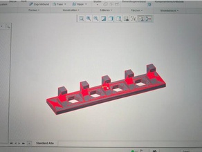 wall mount carabiner resistance bands organization 3d print model - Mito3D