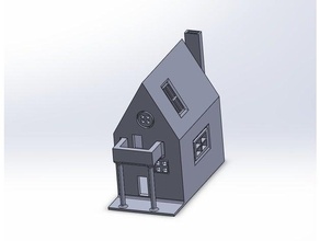 mini modello hause gli edifici le strutture david blazeka 3d print model - Mito3D