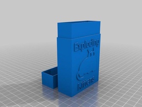 exploding kittens card box games customized 3d print model - Mito3D