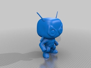 x-force deadpool bobblehead sósia esculturas funko pop 3d print model - Mito3D