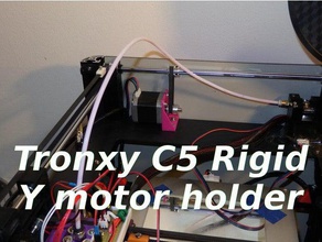 tronxy c5 rígidas do motor titular 3d impressão 3dprintable 3dprinter 3dprinting os motores robo3dprinter sgabolab suporte 3d print model - Mito3D