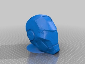 homem de ferro cabeça do banco brinquedos jogos busto moeda estátua 3d print model - Mito3D