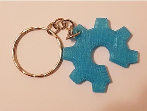open source hardware logotipo keychain chaveiros 3d print model - Mito3D