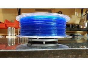 lazy susan adaptador de impresora 3d las bobinas filamento accesorios soporte bobina 3d print model - Mito3D