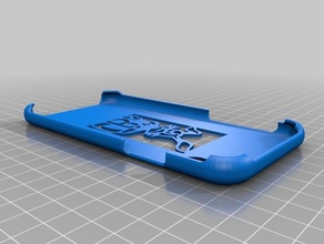 iphone long beach poly caso móvil 3d print model - Mito3D