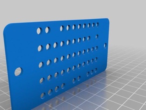 ada lovelace punchcard chaveiros 3d print model - Mito3D