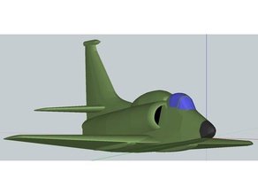 douglas a-4 skyhawk vehículos la aeronave avión fighterjet de combate jetplane scooter 3d print model - Mito3D