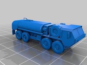 10mm 1200 scale us hemtt fueling vehicle toys games military vehicles 3d print model - Mito3D