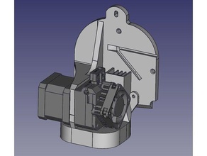 taz titan aero standard di montaggio del condotto 3d la stampante estrusori e3d e3d-titan v6 lulzbot 6 3d print model - Mito3D