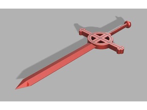 demon blood sword props adventure time blade finn human kee-oth weapon 3d print model - Mito3D