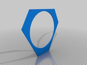 sculptr delta cama plantilla 3d de la impresora partes 3d print model - Mito3D