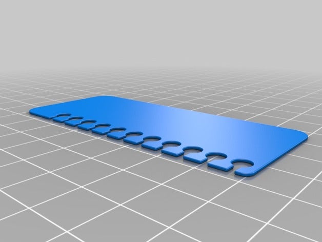 school planner bookmark template other 3D print model - Mito3D