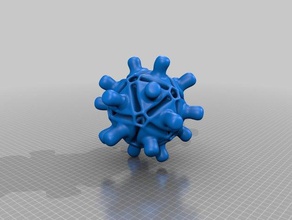 hücresel yapıları matematik sanat 3d geometri mimarisi matematiksel mathmod mathproject sanatı organik şekli usul kutsal yapı 3d print model - Mito3D