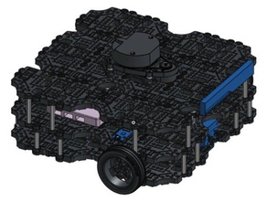robotis turtlebot waffle 3d impressão 3d print model - Mito3D