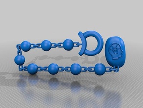 bilgelik zinciri runik taşı Anahtarlık 3d print model - Mito3D