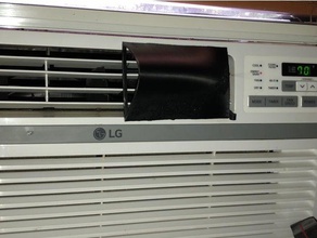 fenêtre ac conduit le bricolage conditionneur d'air deucgt évent de ventilation 3d print model - Mito3D