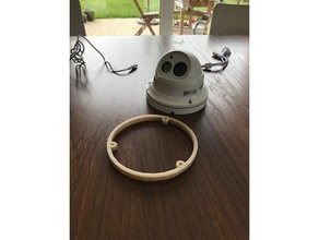extended base foscam fi9853ep outdoor ip camera parts 3d print model - Mito3D