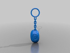 runik taşı-the-wisdom2 olan Anahtarlık 3d print model - Mito3D