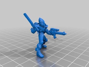 space elf striking scorpion eldar 40k proxy toys games 3d print model - Mito3D
