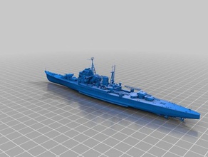 ijn takao 3d drucken schwerer kreuzer Schiff 3d print model - Mito3D
