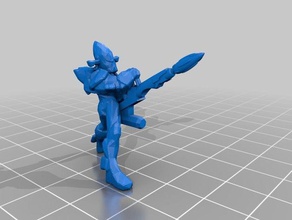 space elf dark reaper eldar 40k proxy toys games 3d print model - Mito3D