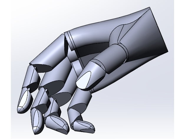 mano modello persone 3D print model - Mito3D