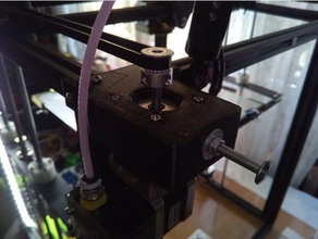 soporte ajustable motor tronxy x5s 3d a impressora partes ajustável tensor da correia nema17 3d print model - Mito3D