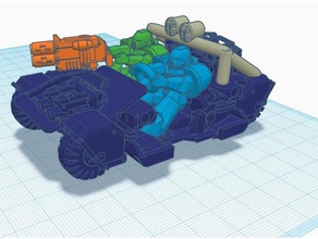 wip jarhead buggy i veicoli 40k warhammer 3d print model - Mito3D