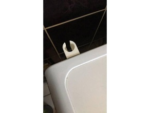 washing machine power cable bracket bathroom 3d print model - Mito3D