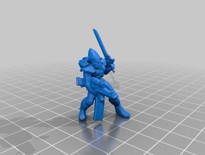 espaço elf uivando banshee eldar 40k de proxy brinquedos jogos 3d print model - Mito3D